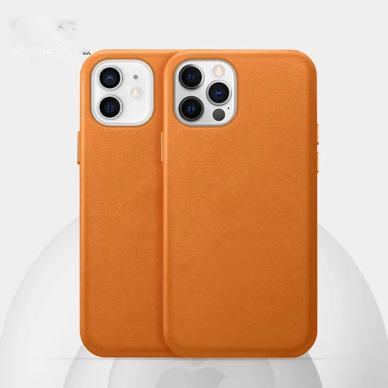 Leather Phone Case 12 Leather Protective Cover Magnetic Leather - SNAPORIZE