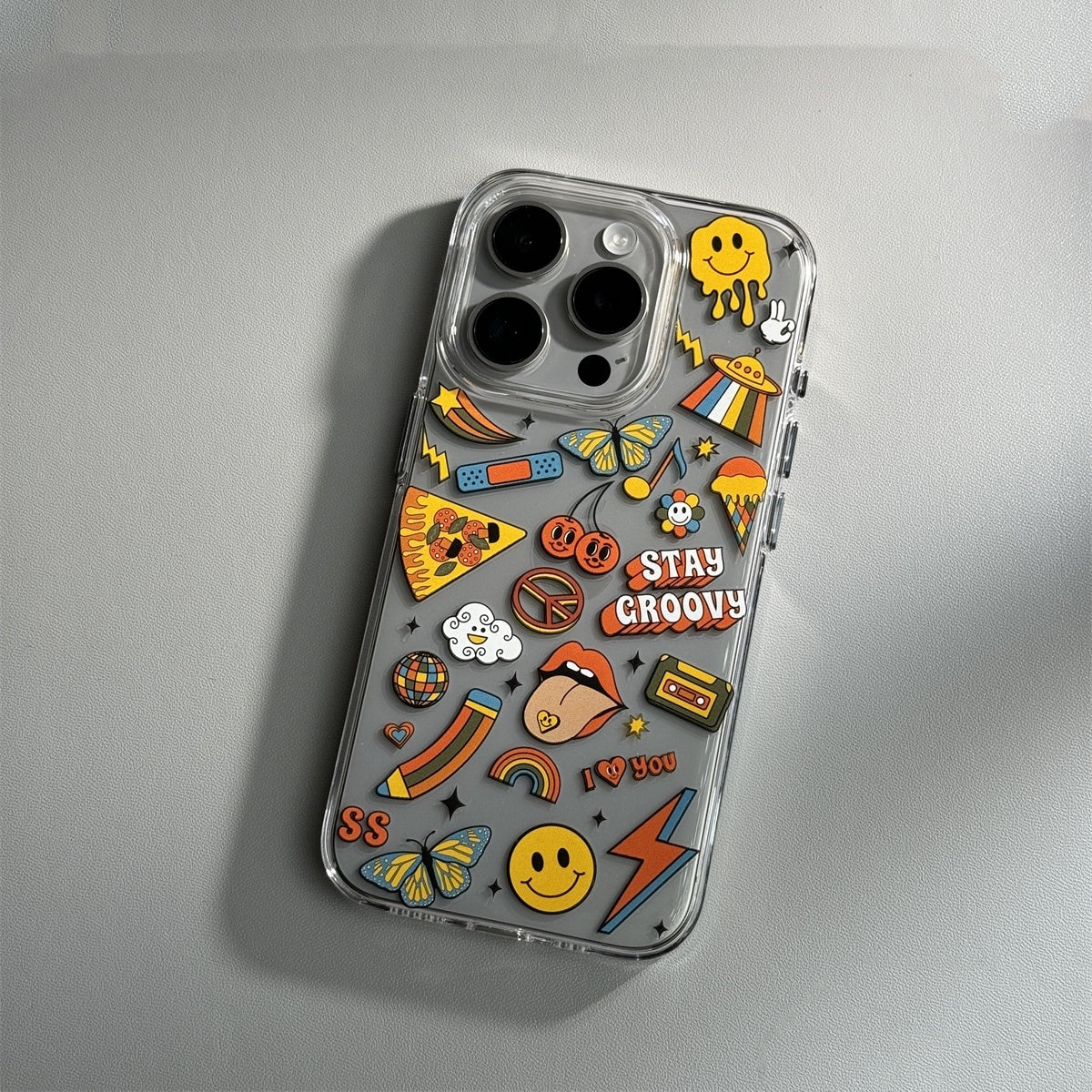 Cartoon Transparent 15promax Phone Case Soft Shell Anti Drop - SNAPORIZE