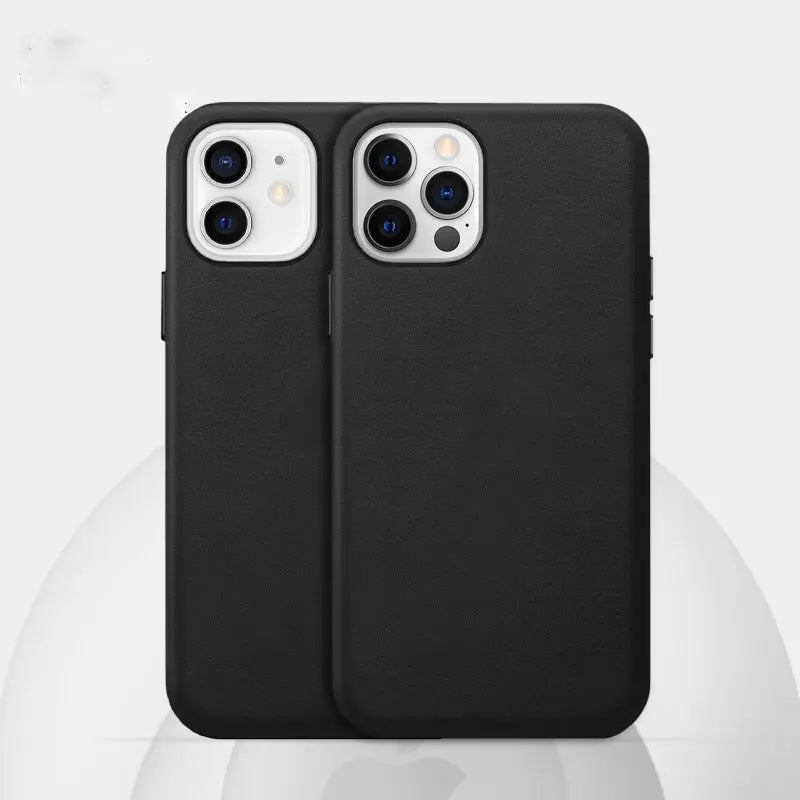 Leather Phone Case 12 Leather Protective Cover Magnetic Leather - SNAPORIZE