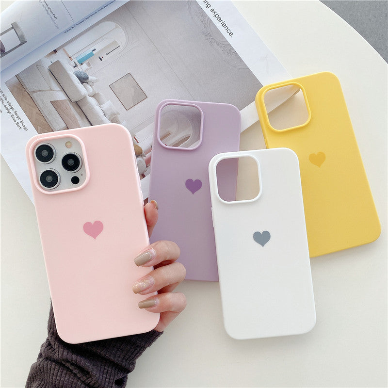 Love Frosted Silicon cases for iPhone 14,15,16 Pro & Pro Max | SNAPORIZE