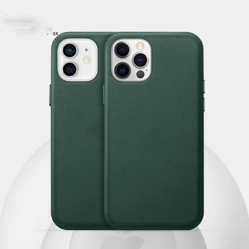 Leather Phone Case 12 Leather Protective Cover Magnetic Leather - SNAPORIZE