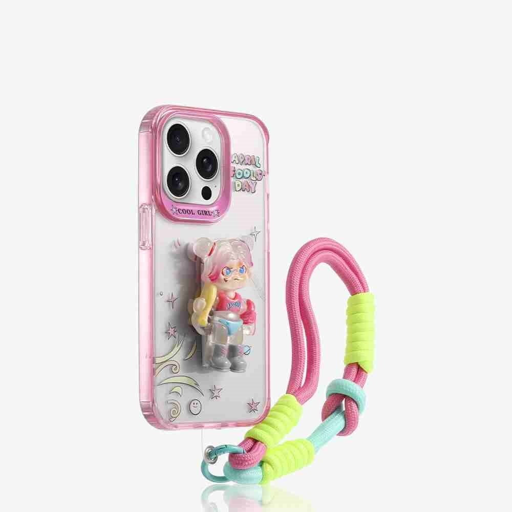 Silicone Drop-resistant Splash-ink Sausage Phone Case With Lanyard - SNAPORIZE
