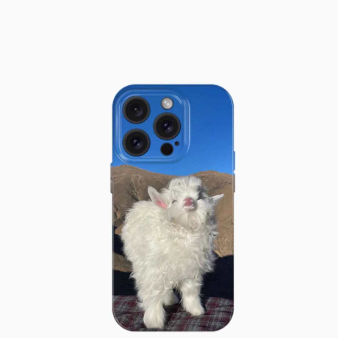 Kiss The Lamb Applicable To IPhone15promax Mobile Phone Case Film Two-in-One - SNAPORIZE