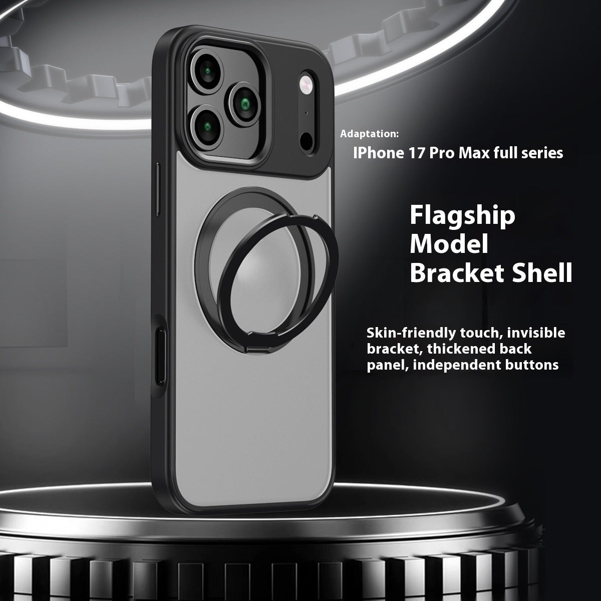 360 Rotating Bracket For IPhone17promax Magnetic Phone Case - SNAPORIZE