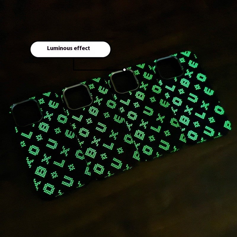 Creative Luminous Carbon Fiber Grain Magnetic Suction Phone Case - SNAPORIZE