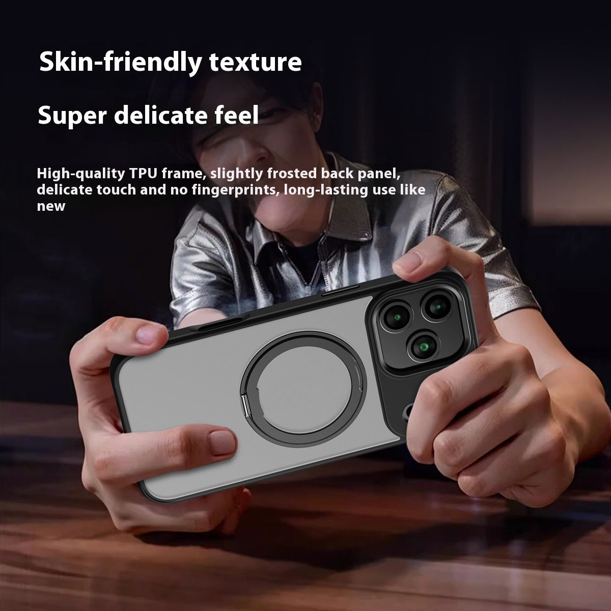 360 Rotating Bracket For IPhone17promax Magnetic Phone Case - SNAPORIZE